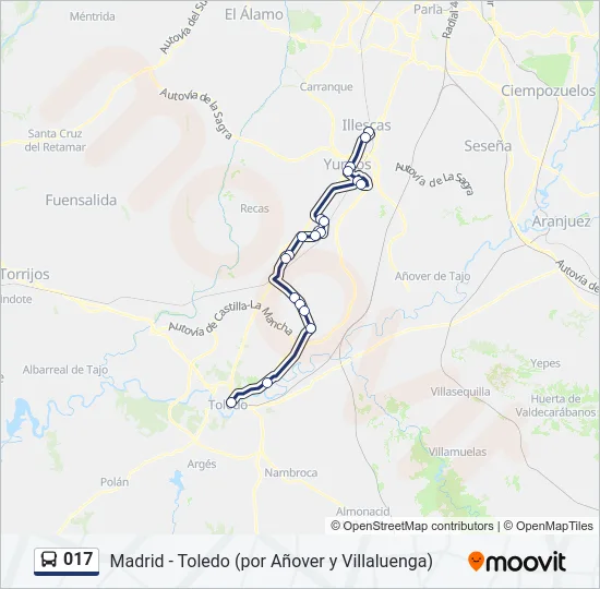 017 Bus Line Map