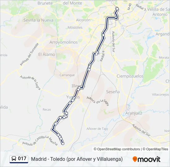017 Bus Line Map