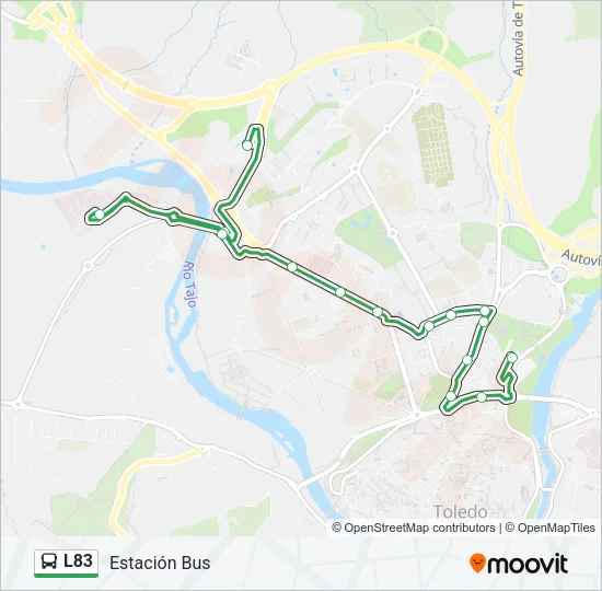 L83 Bus Line Map