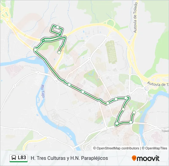 L83 Bus Line Map
