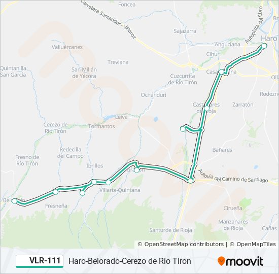 VLR-111 bus Line Map