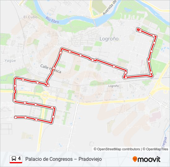 4 bus Line Map