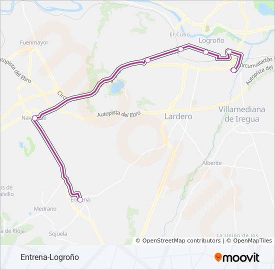 m3 Route: Schedules, Stops & Maps - Entrena-Logroño (Updated)