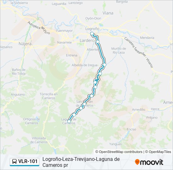 VLR-101 bus Line Map