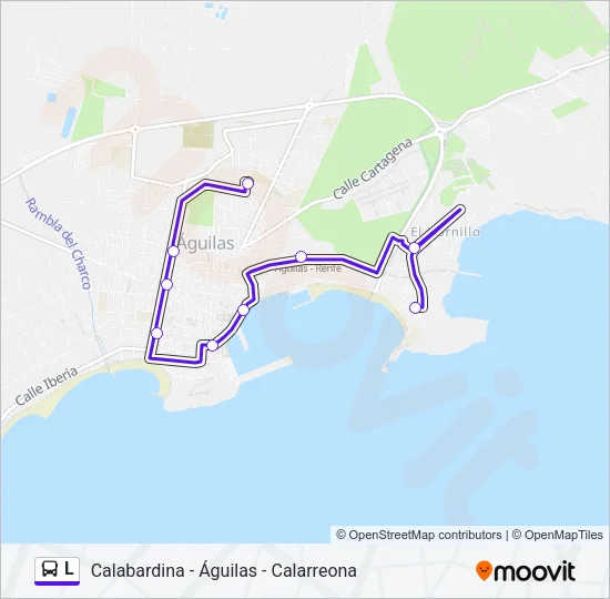 L Bus Line Map
