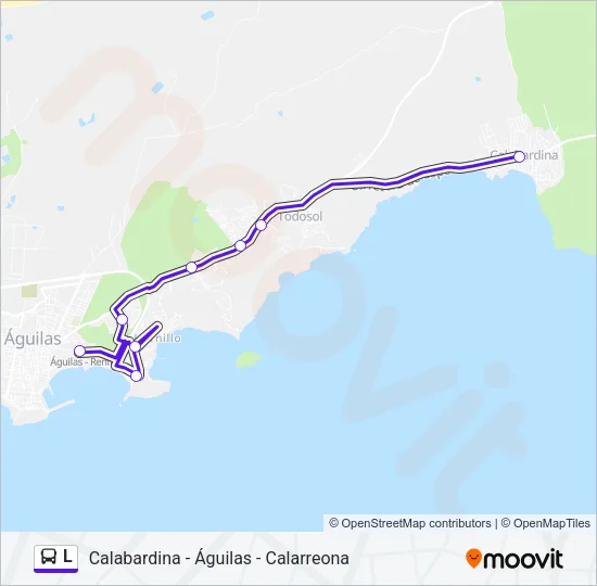 L Bus Line Map