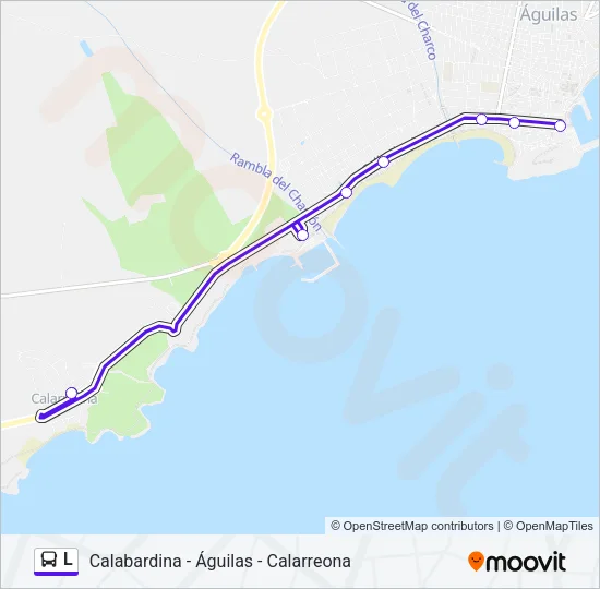 L Bus Line Map