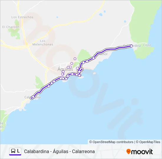 L Bus Line Map