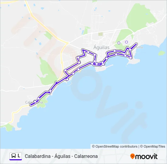 L Bus Line Map