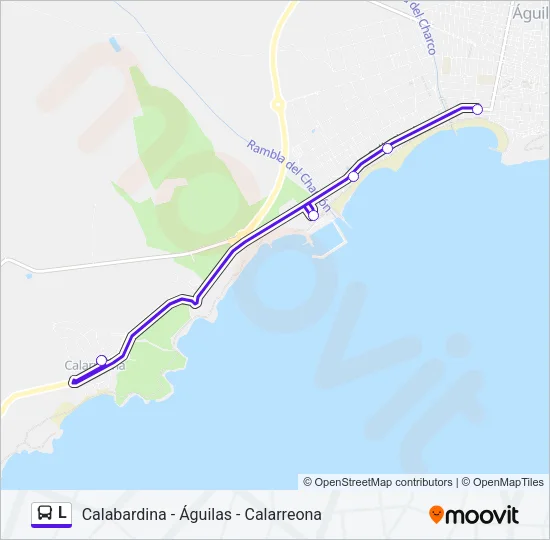 L Bus Line Map