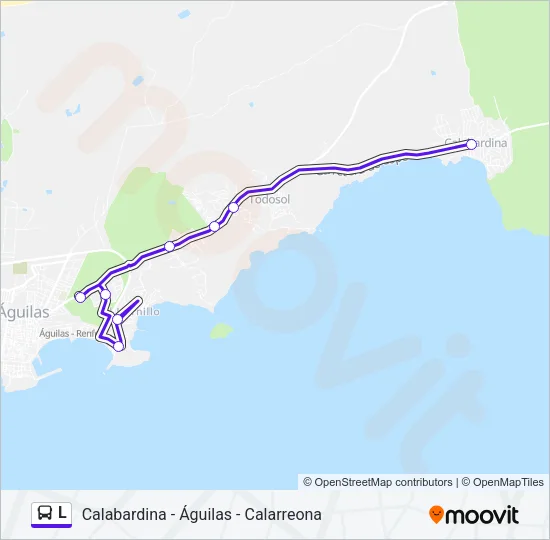 L Bus Line Map
