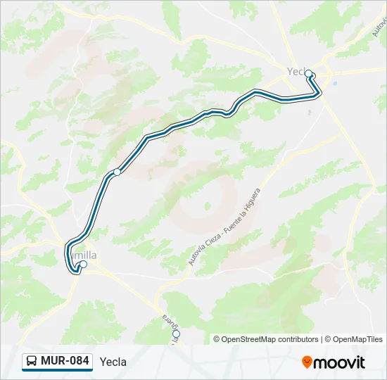 MUR-084 Bus Line Map