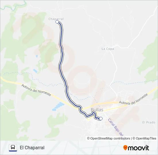 05 CEHEGÍN Bus Line Map