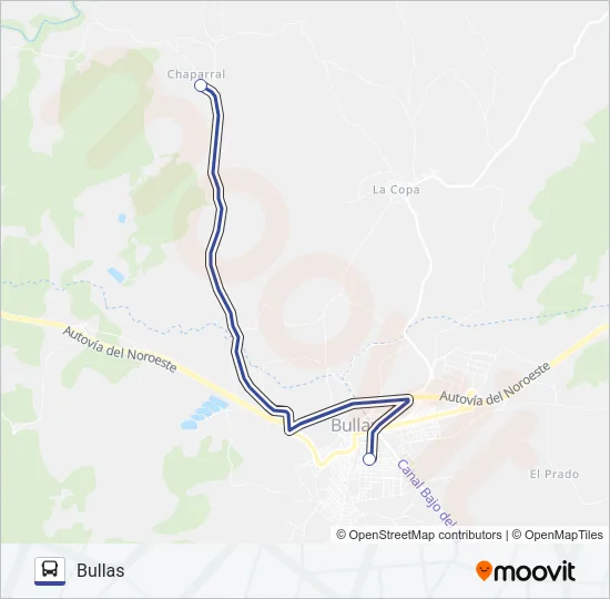 05 CEHEGÍN Bus Line Map