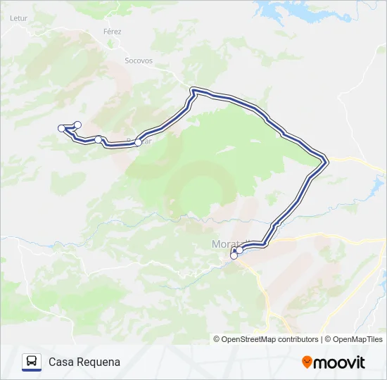 01 MORATALLA Bus Line Map