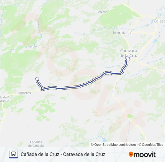 03 MORATALLA  Line Map