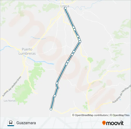 MUR-026-4 Bus Line Map