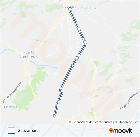 MUR-026-4 bus Mapa de línia