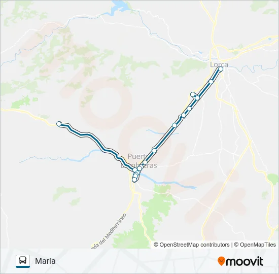 MUR-026-5 Bus Line Map