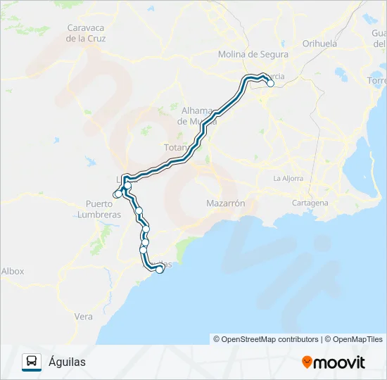 MUR-026-1 Bus Line Map