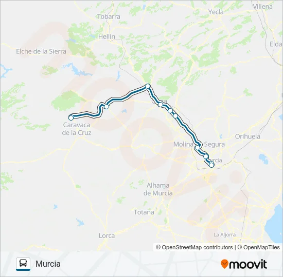 MUR-085-2 Bus Line Map