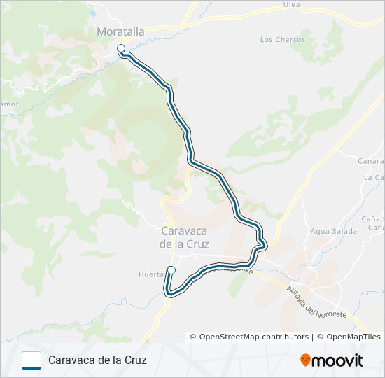 Mapa de MUR-085-2 de autobús