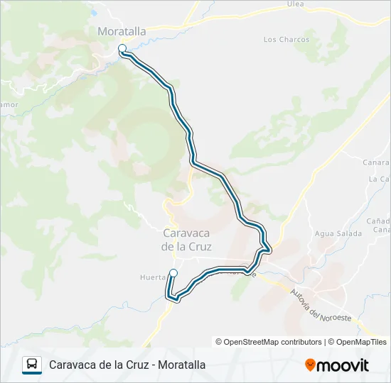 MUR-085-3 Bus Line Map
