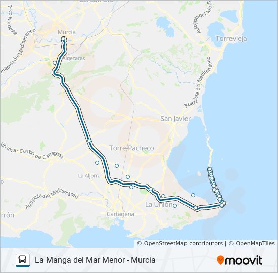 MUR-083-2 bus Line Map