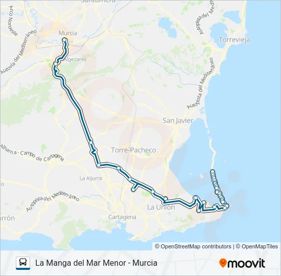 MUR-083-2 Bus Line Map