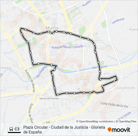 C3 Bus Line Map
