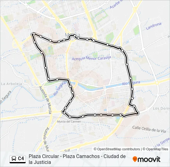 C4 Bus Line Map