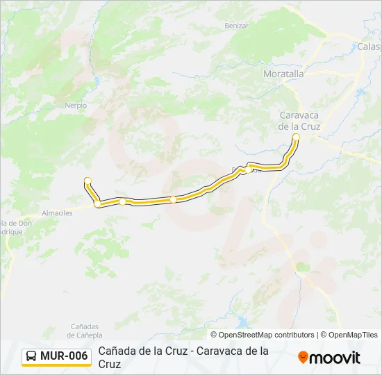 MUR-006 Bus Line Map