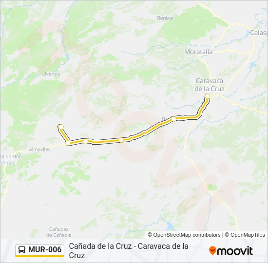 MUR-006 Bus Line Map