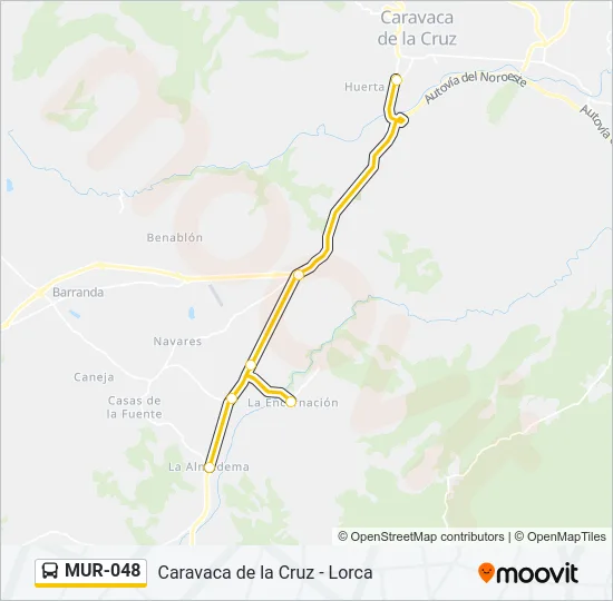MUR-048 Bus Line Map
