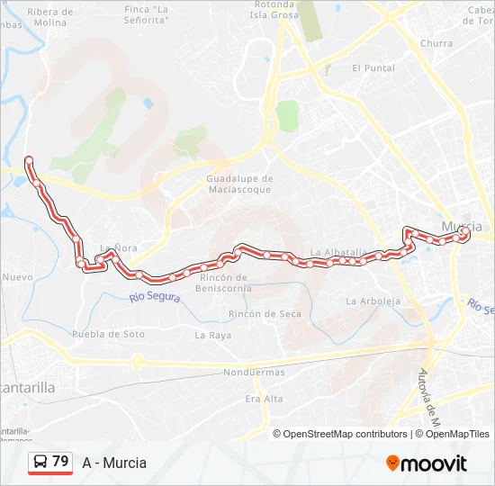 79 Bus Line Map