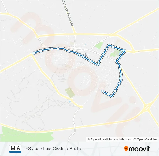 A Bus Line Map