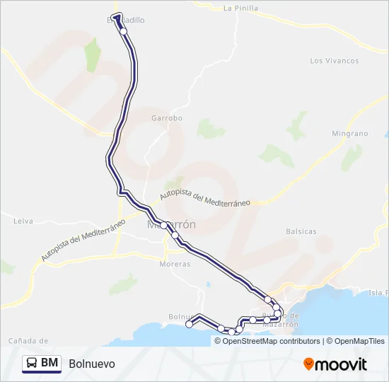 BM Bus Line Map
