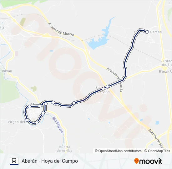 MUR-007-2 Bus Line Map