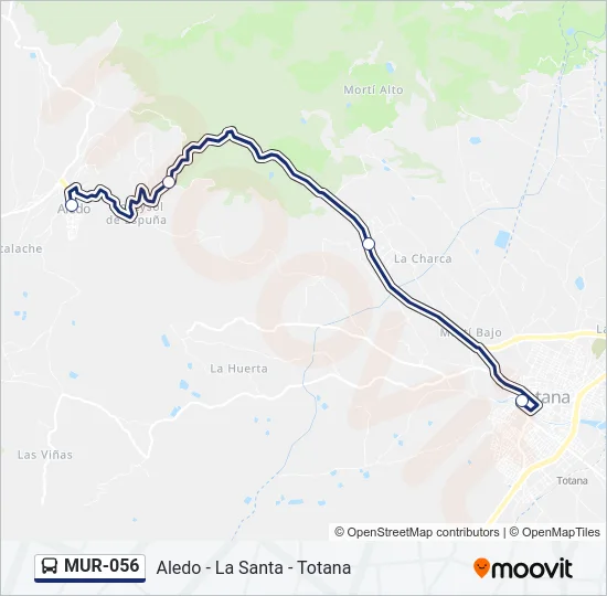 MUR-056 Bus Line Map