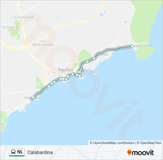 NL Bus Line Map