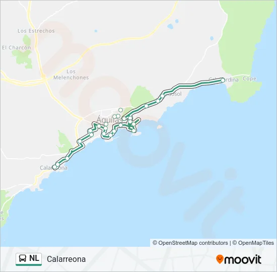 NL Bus Line Map