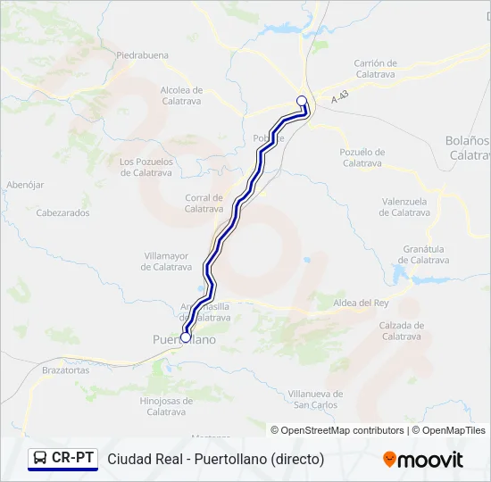 CR-PT  Line Map