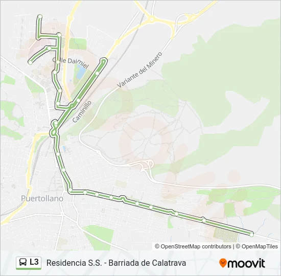 L3 Bus Line Map