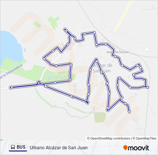 Mapa de BUS de autobús