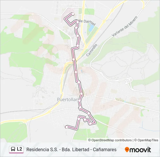 L2 Bus Line Map