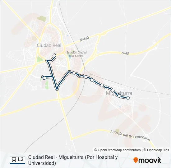 L3 Bus Line Map