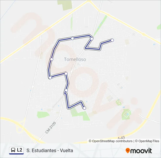 L2 Bus Line Map