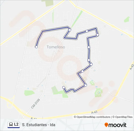 L2 Bus Line Map