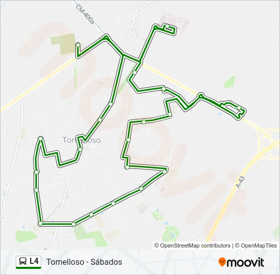 L4 Bus Line Map