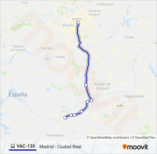 VAC-130  Line Map